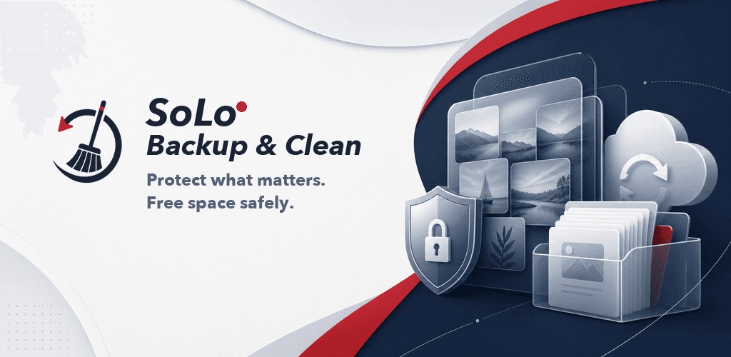 SoLo Backup & Clean feature artwork